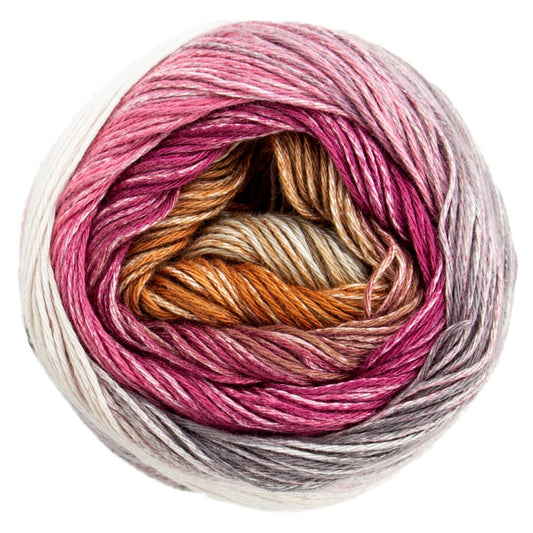 Pro Lana - 1-2-3 IDEEN Farbverlaufsgarn - 09 rosewood/braun - 100% Baumwolle