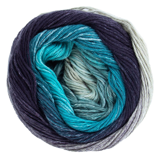 Pro Lana - 1-2-3 IDEEN Farbverlaufsgarn - 10 ozean - 100% Baumwolle