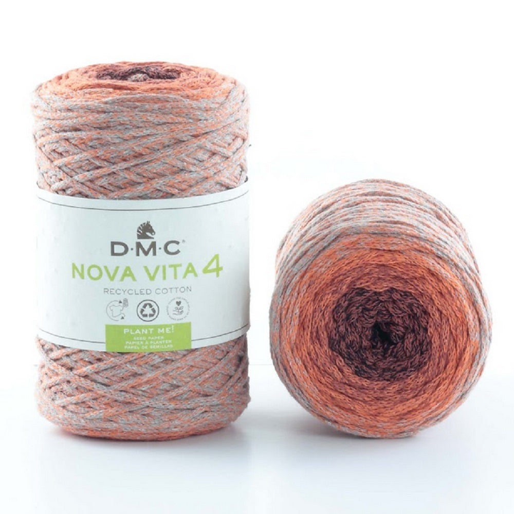 DMC Nova Vita 4 (Multicolor 250g) - 80% recycelte BW / 20% PES - 105 Fire