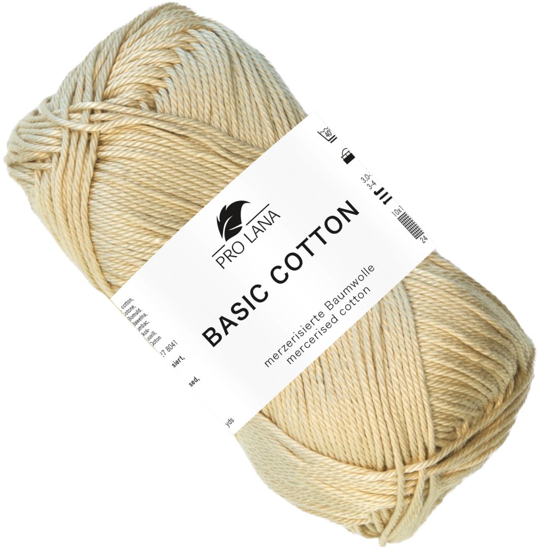 Pro Lana - Basic cotton - 50g/125m - 106 Sand
