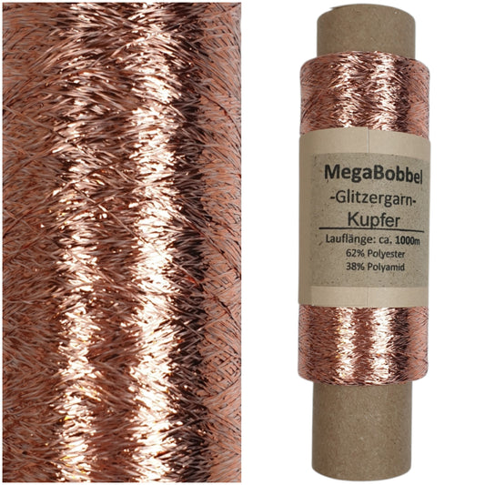 Glitzergarn - Kupfer - (BG10)
