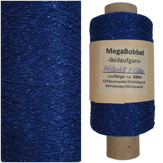 Contessa Lux - Glitzergarn - Atlantik-Blau- (BG47)