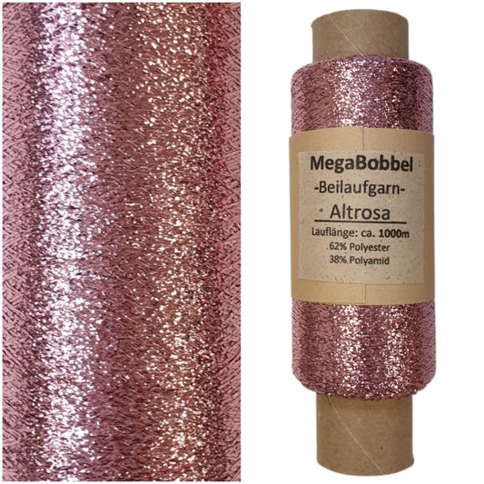 Glitzergarn - Altrosa - (BG64)