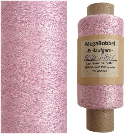 Dianalux - Glitzergarn - Rosa-Sillber (BG59)