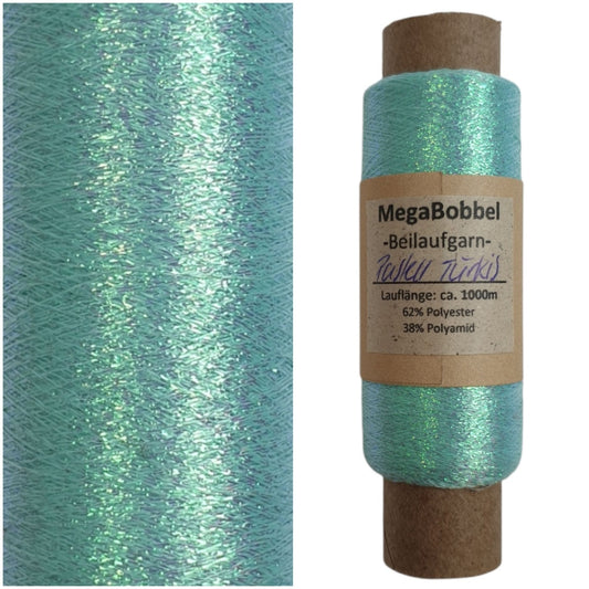 Glitzergarn - Pastell Türkis - (BG65L)