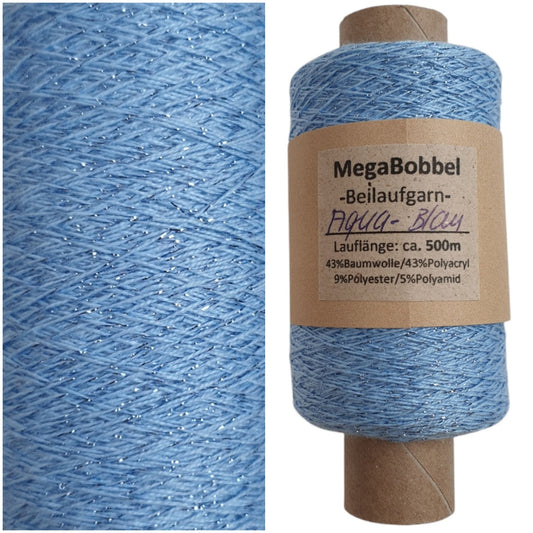Contessa Lux -Glitzergarn - Aqua-Blau- (BG71)