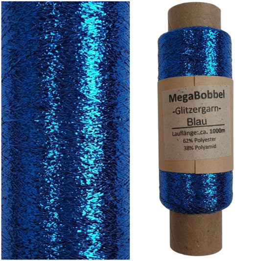 Glitzergarn - Blau - (BG85)