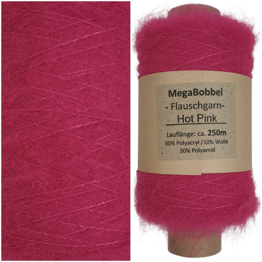 Flauschgarn - Hot Pink - (BG) - 250m