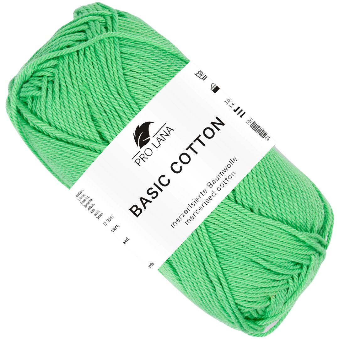Pro Lana - Basic cotton - 50g/125m - 270 Maigrün
