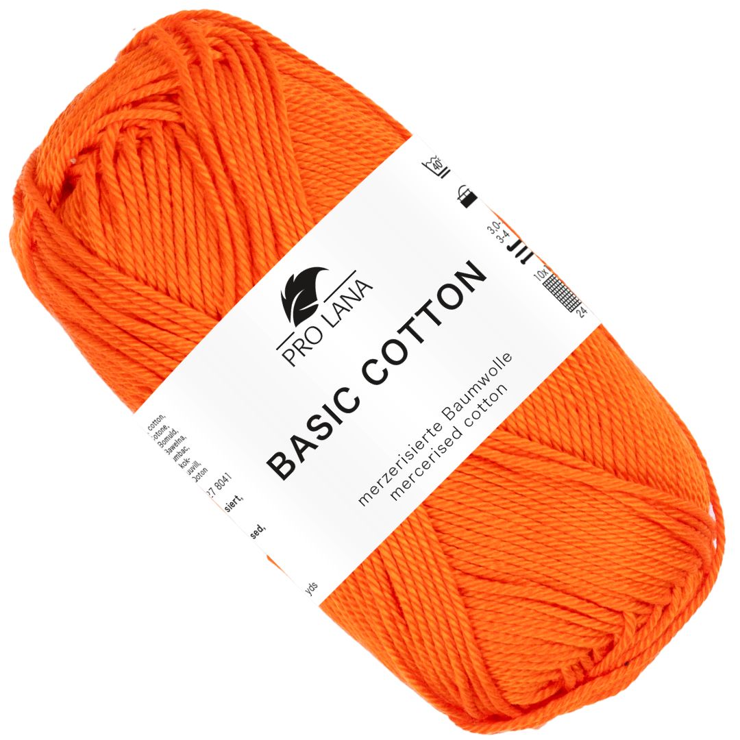 Pro Lana - Basic cotton - 50g/125m - 27 Orange