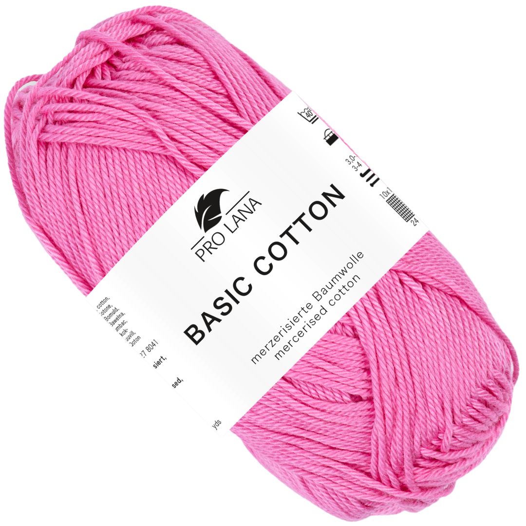 Pro Lana - Basic cotton - 50g/125m - 35 Flamingo