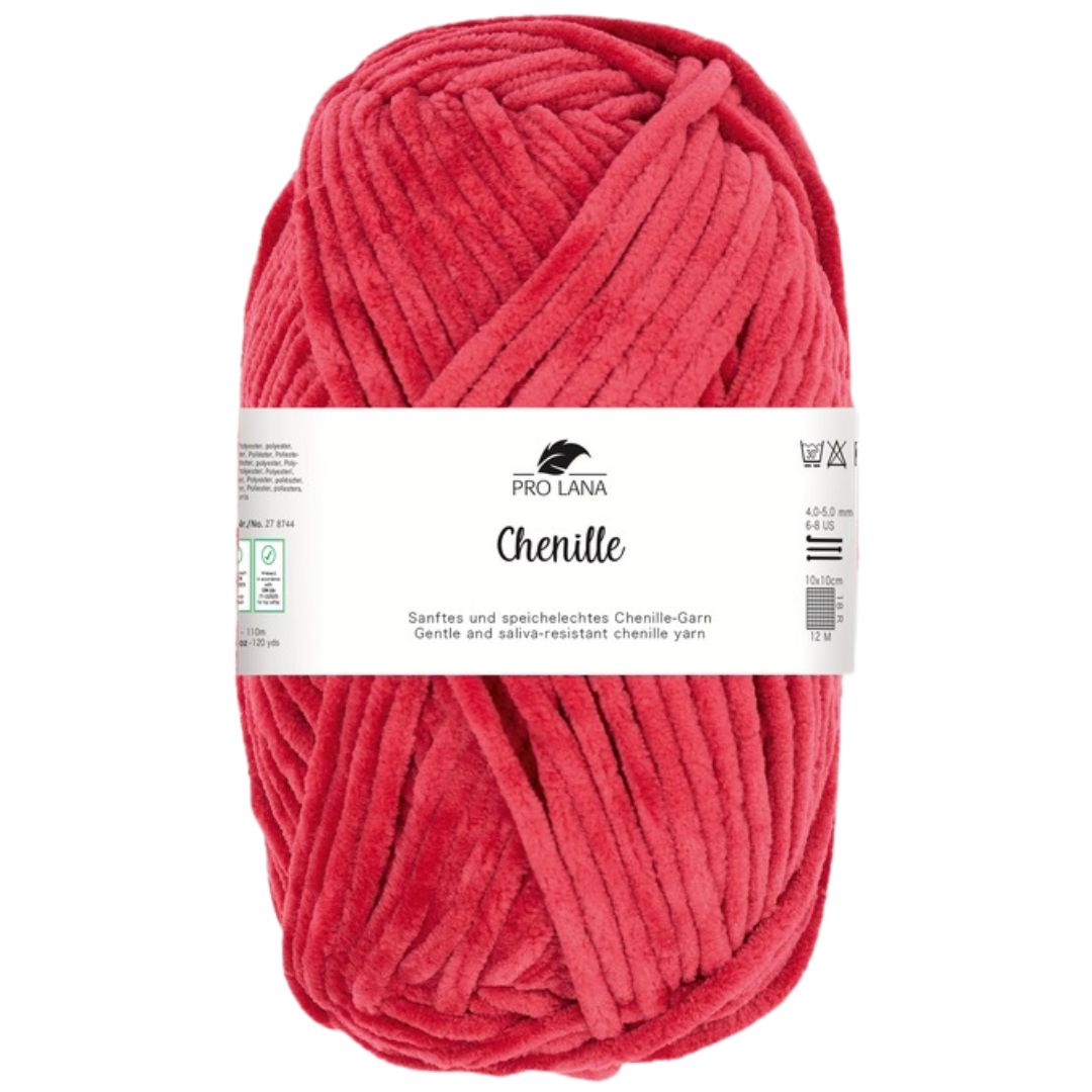 Pro Lana - CHENILLE 100g - 37 himbeere