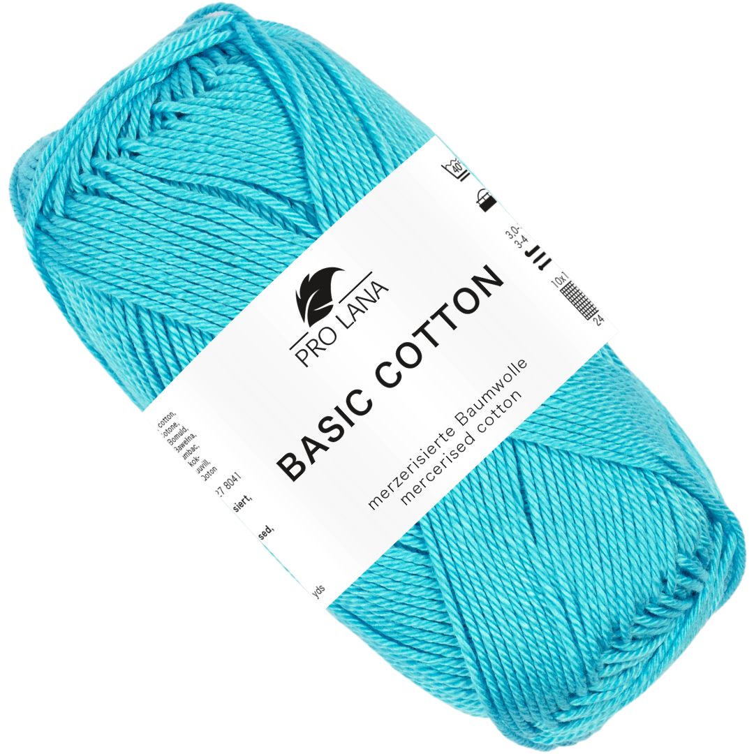 Pro Lana - Basic cotton - 50g/125m - 69 Türkis