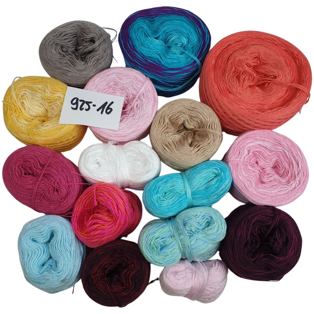 Bobbel-Paket - ( 925- 16 F ) - 340g - Amigurumi