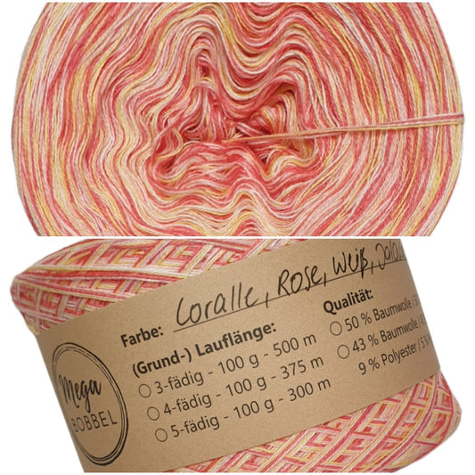 Coralle-Rose-Weiß-Jalousie (OV3)