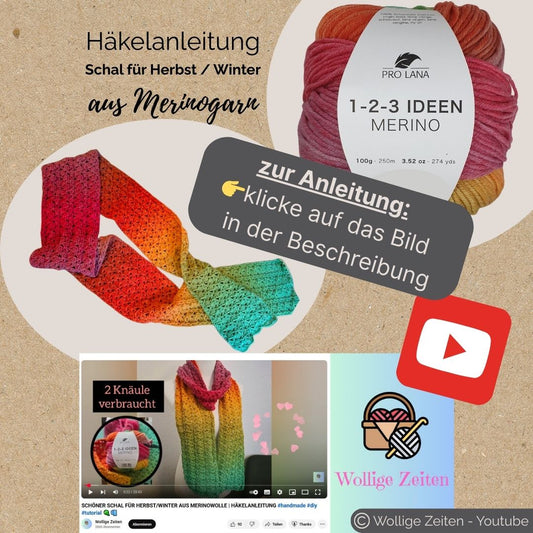 Pro Lana - 1-2-3 IDEEN Farbverlaufsgarn - MERINO 01