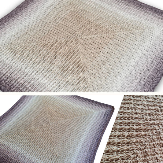 Häkelanleitung - quadratische Decke "Sweet Dreams"