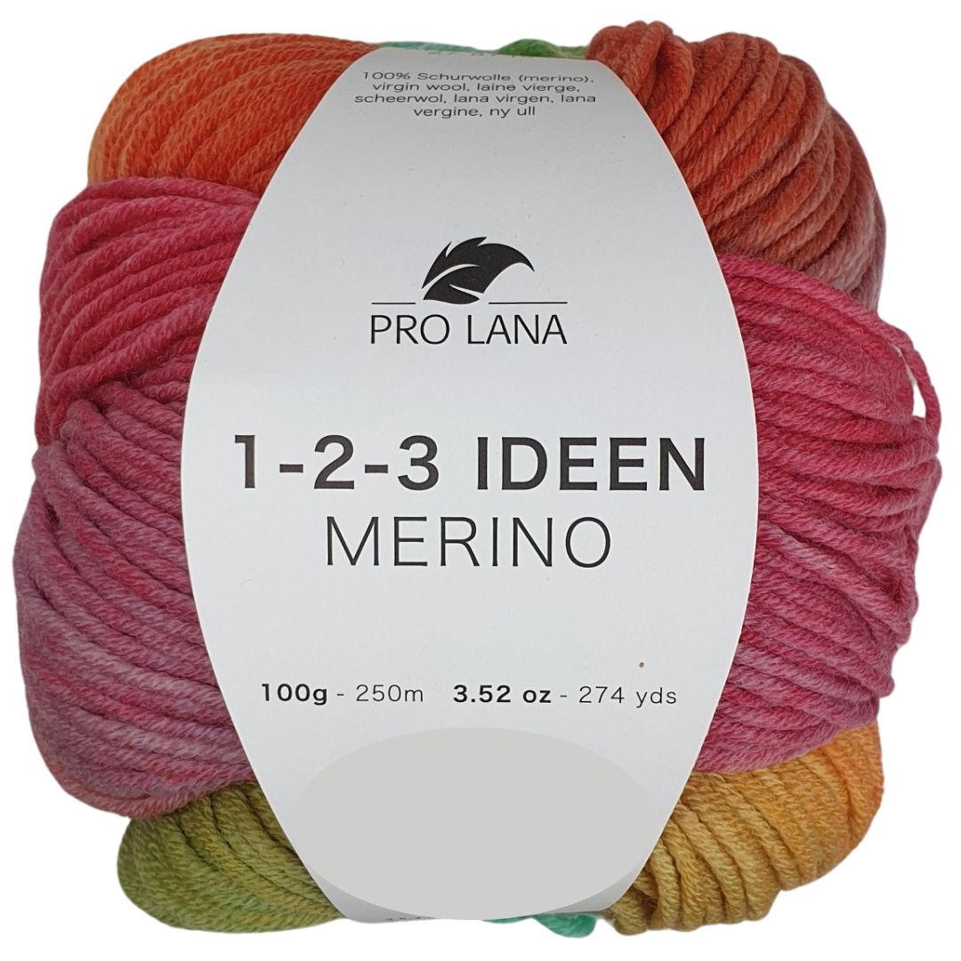 Pro Lana - 1-2-3 IDEEN Farbverlaufsgarn - MERINO 01