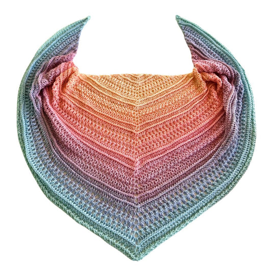 Häkelanleitung - flaches Dreieckstuch "C'n'C - Chill and Crochet"