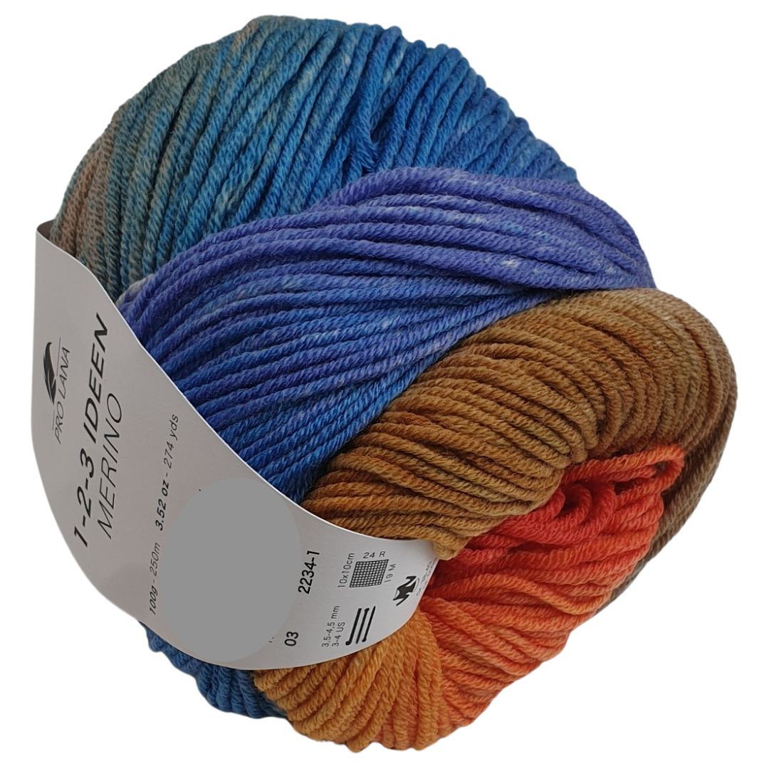 Pro Lana - 1-2-3 IDEEN Farbverlaufsgarn - MERINO 03