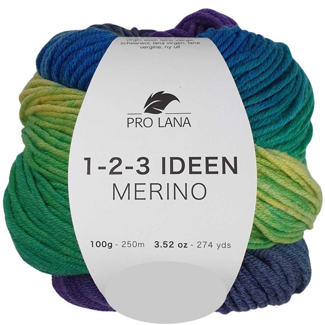 Pro Lana - 1-2-3 IDEEN Farbverlaufsgarn - MERINO 07