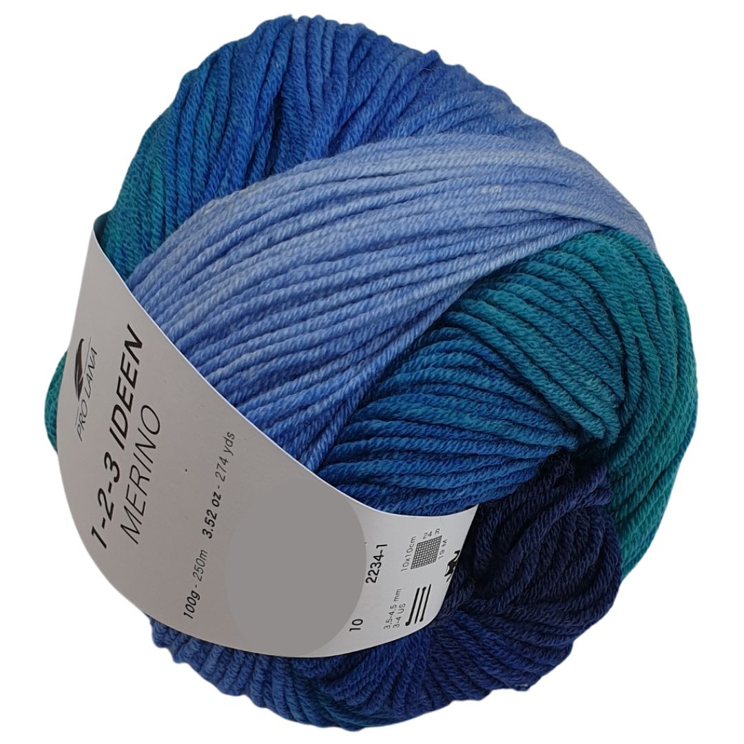 Pro Lana - 1-2-3 IDEEN Farbverlaufsgarn - MERINO 10