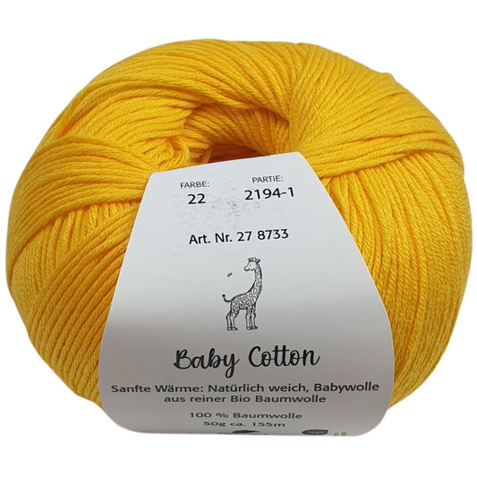 Pro Lana - Baby cotton - 50g/155m - 22 Sonne