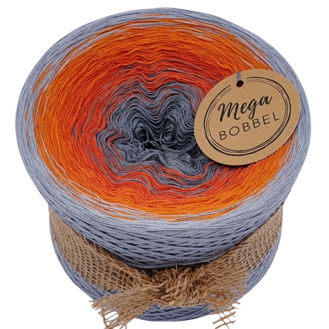 Grau mit Cognac - (B87)