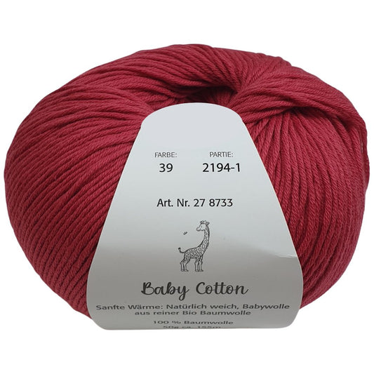 Pro Lana - Baby cotton - 50g/155m - 39 Granat