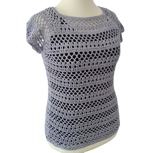 Häkelanleitung - Pullover / Shirt "Schmuckstück" (RVO)