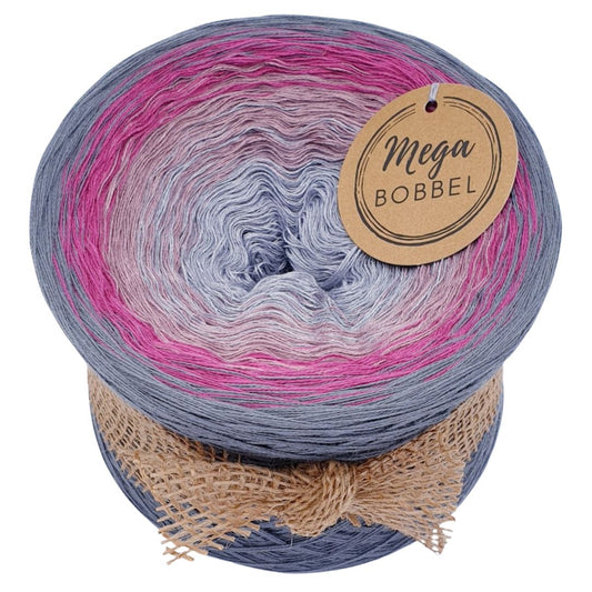 Grau mit Himbeere - (B82)