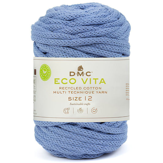 DMC Eco Vita 12 (250g-55m) - 80% recycelte Baumwolle / 20% Polyester - 77 Cloud