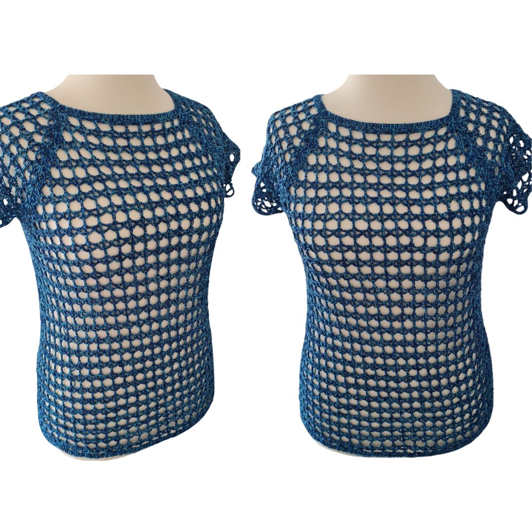 Häkelanleitung - 4 in 1 - Jacke / Pullover / Weste / Shirt "Cool Summer" (RVO)