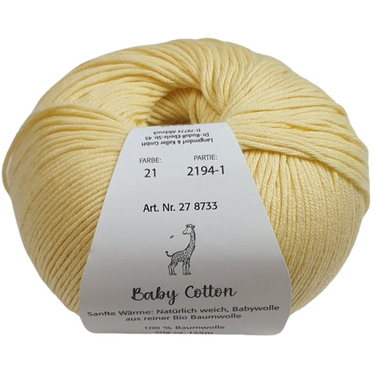 Pro Lana - Baby cotton - 50g/155m - 21 Vanille