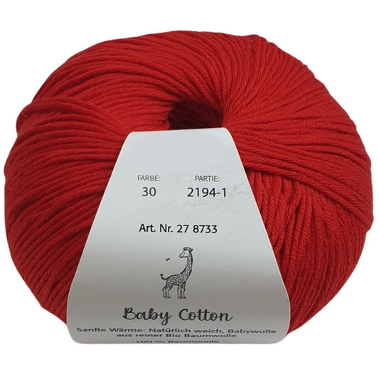 Pro Lana - Baby cotton - 50g/155m - 30 Rot
