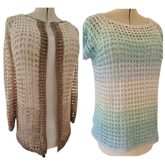 Häkelanleitung - Jacke / Pullover / Shirt oder alle 3 im Set "Amazing"