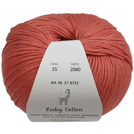 Pro Lana - Baby cotton - 50g/155m - 35 Lachs