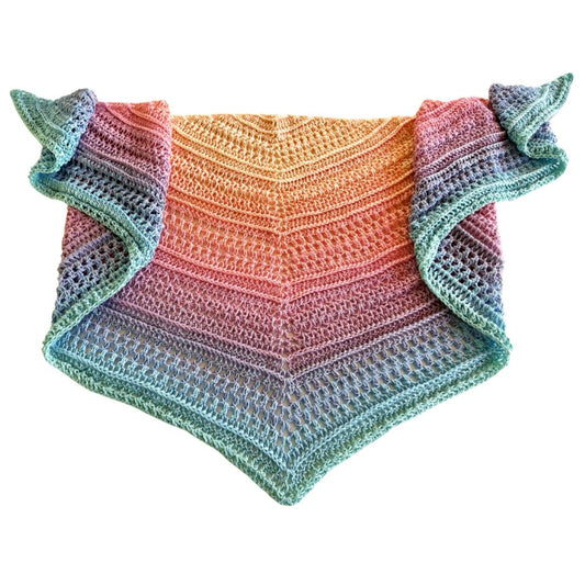 Häkelanleitung - flaches Dreieckstuch "C'n'C - Chill and Crochet"