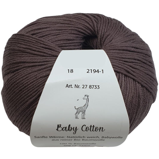 Pro Lana - Baby cotton - 50g/155m - 18 Violett-Taupe