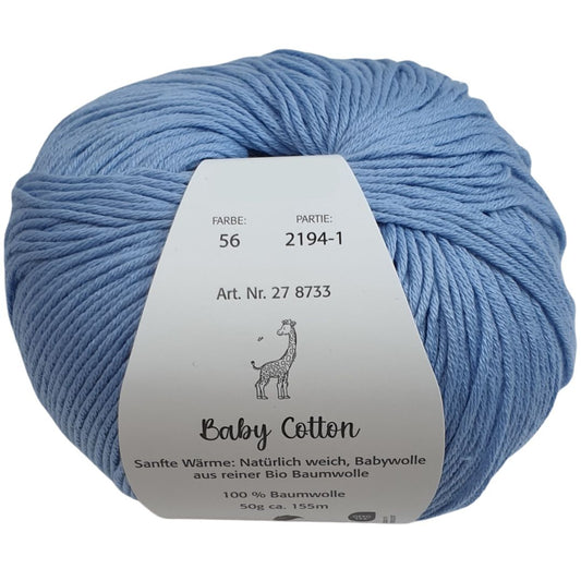 Pro Lana - Baby cotton - 50g/155m - 56 Hellblau