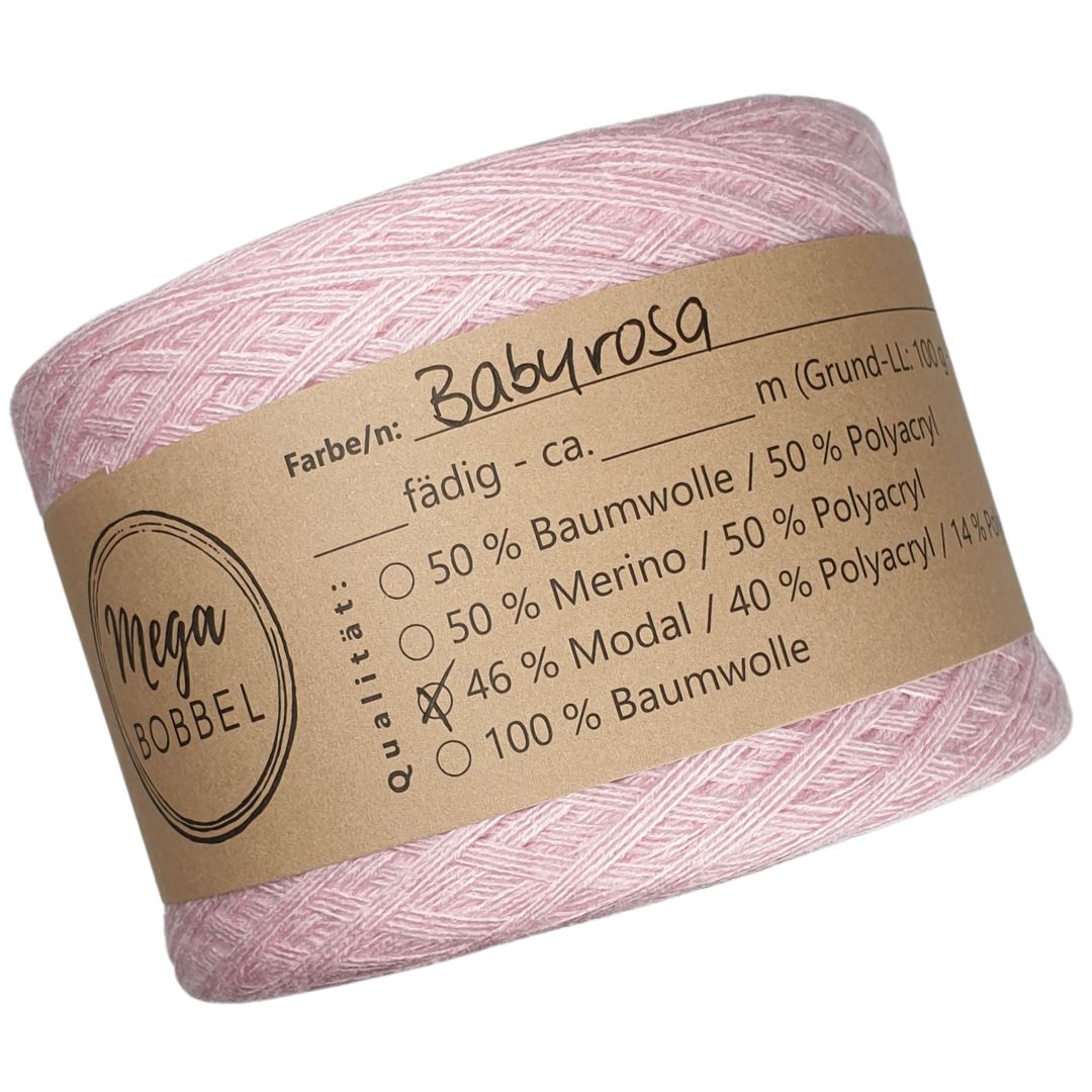 AB - Modal - Uni-Bobbel *Babyrosa* (3fäd.- ca. 1200m)