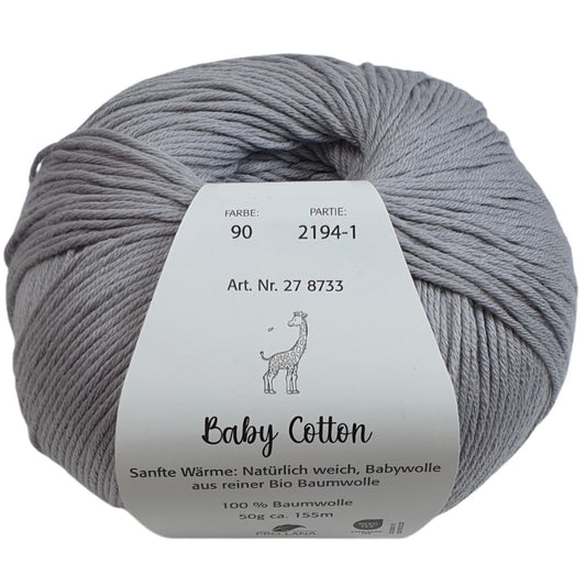 Pro Lana - Baby cotton - 50g/155m - 90 Hellgrau