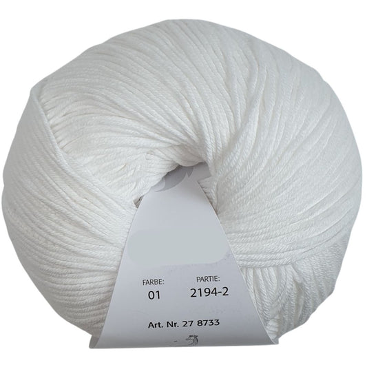 Pro Lana - Baby cotton - 50g/155m - 01 Weiß