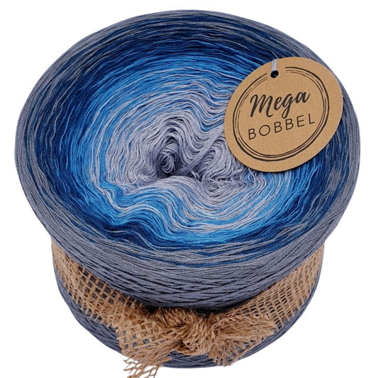 Grau mit Petrol (B93)