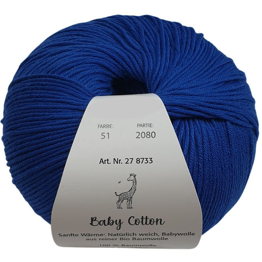 Pro Lana - Baby cotton - 50g/155m - 51 Mitternachtblau