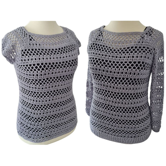 Häkelanleitung - Pullover / Shirt "Schmuckstück" (RVO)