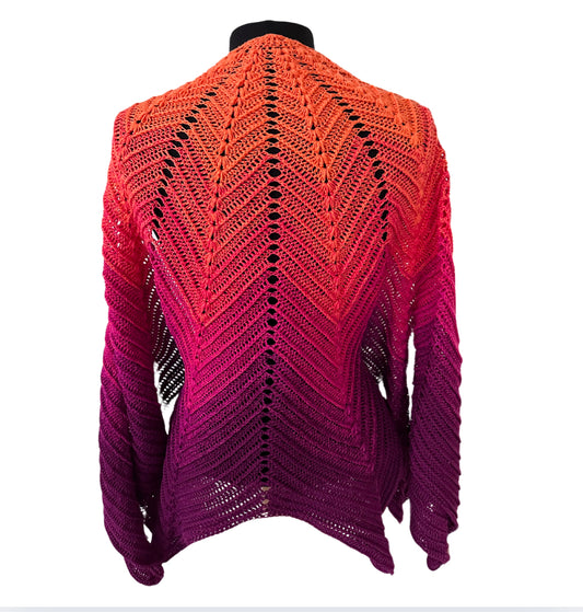 Häkelanleitung - Zackentuch "Sternenwelle"