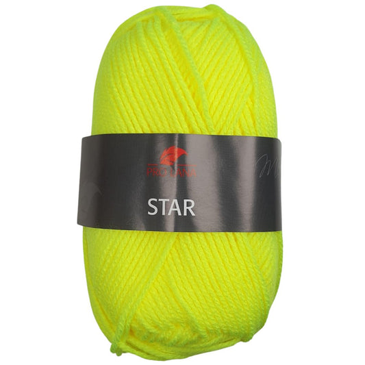 Pro Lana - STAR 50g/135m - 100% Polyacryl - 82 - Neon Gelb