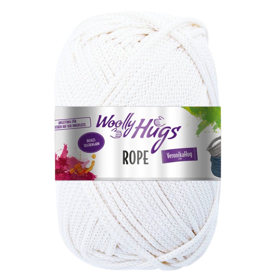Woolly Hugs - ROPE 200g - 01 Weiß