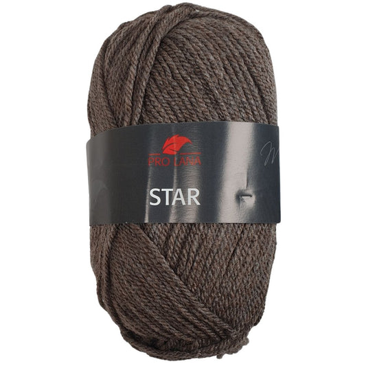 Pro Lana - STAR 50g/135m - 100% Polyacryl - 09 - Braun mel.